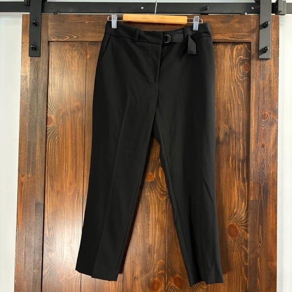 DKNY Women's Black Tab-Waist D-Ring Ankle Dress Pants NWT - Picture 5 of 6
